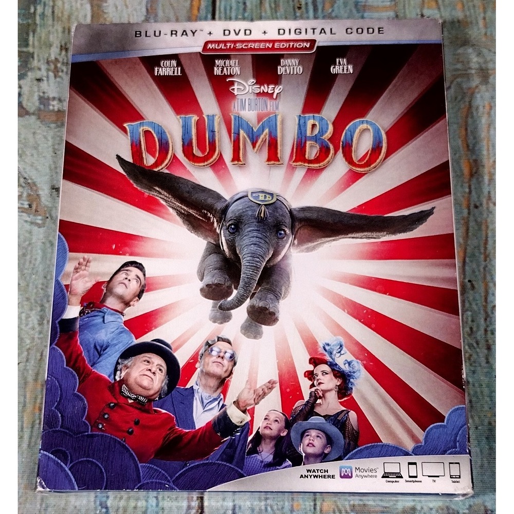 Disney‎ Dumbo - Blu-Ray- DVD- Digital Code - BRAND NEW